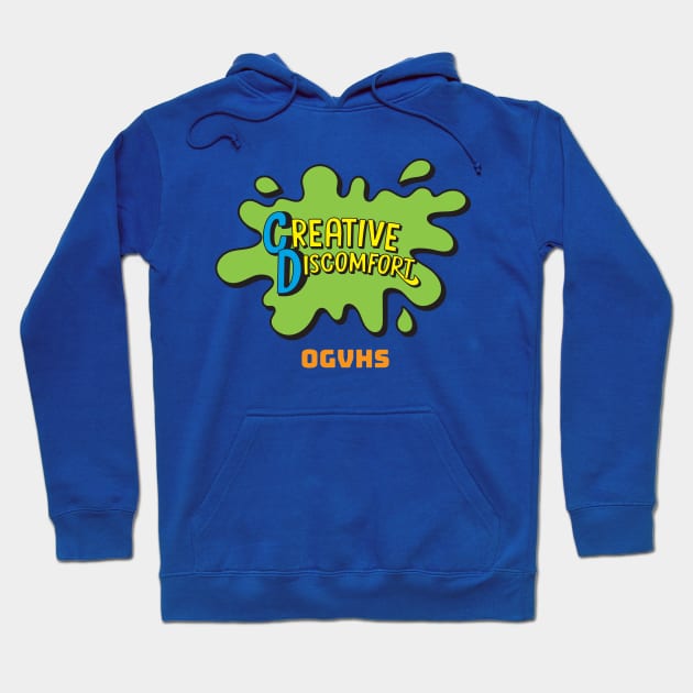 Creative Discomfort - Blue Team T-Shirt Hoodie by ogvhs